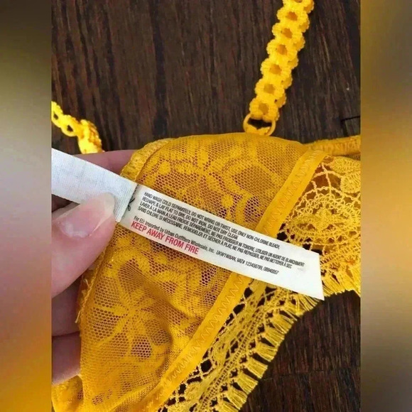 Free People Intimately Women’s XS Ella Soft Lace Bra/Bralette Sardenia Sunset - Picture 11 of 13